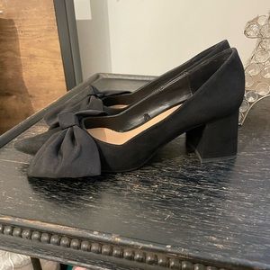 2/$40 🛍️✨ Zara Black Bow chunky heels